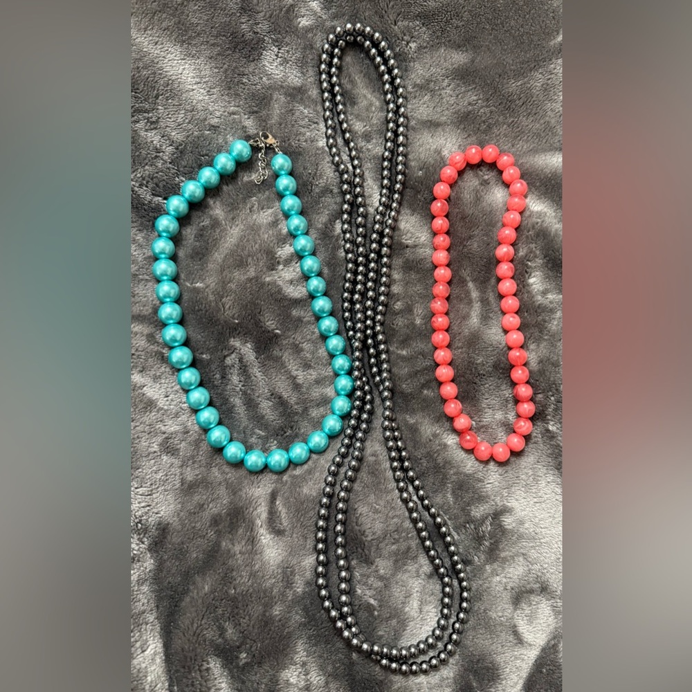 Bundle of Beaded Necklaces